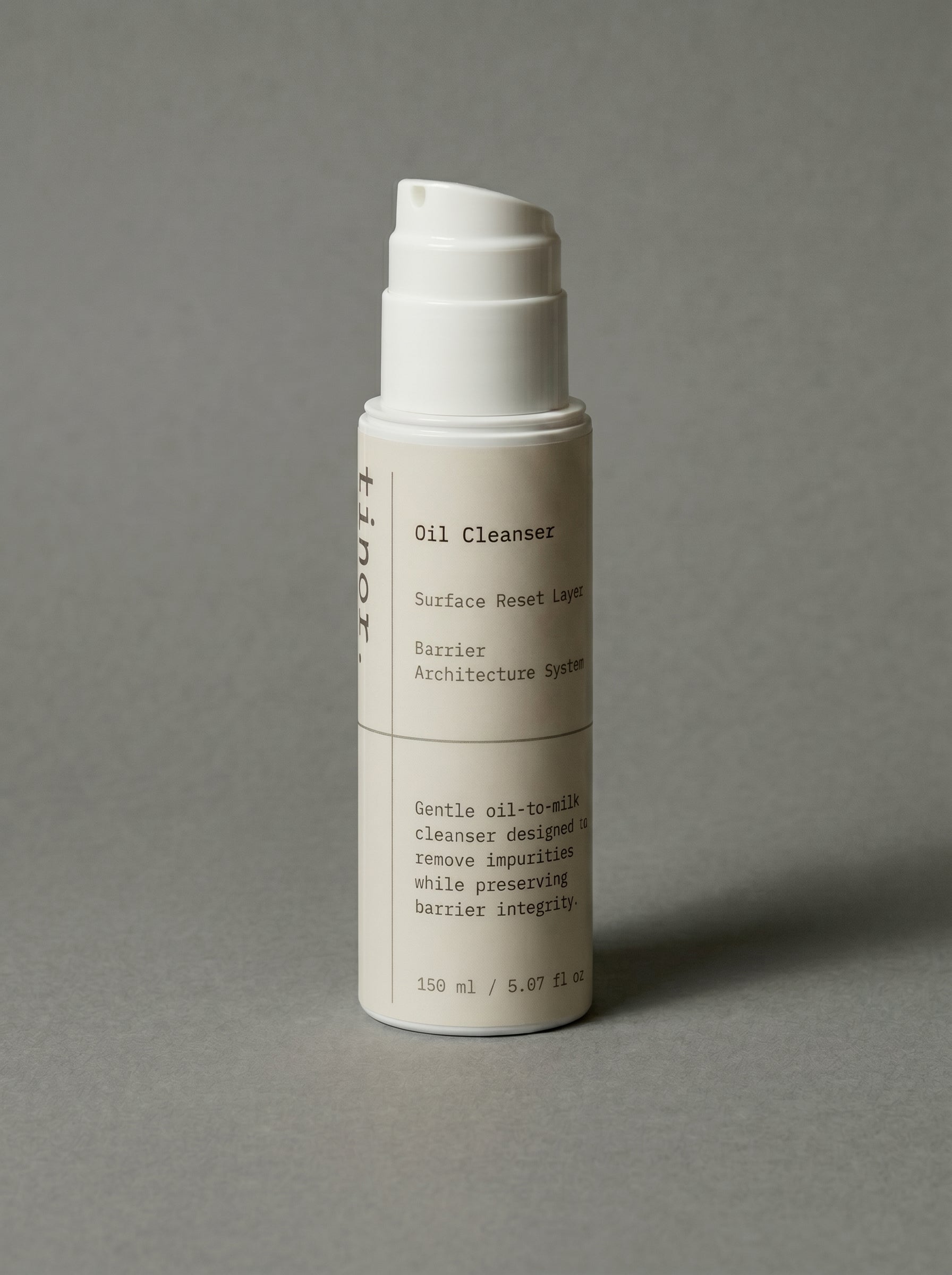 tinor. 0.1 CLEAN Oil Cleanser, 150 ml — barrier-safe cleansing